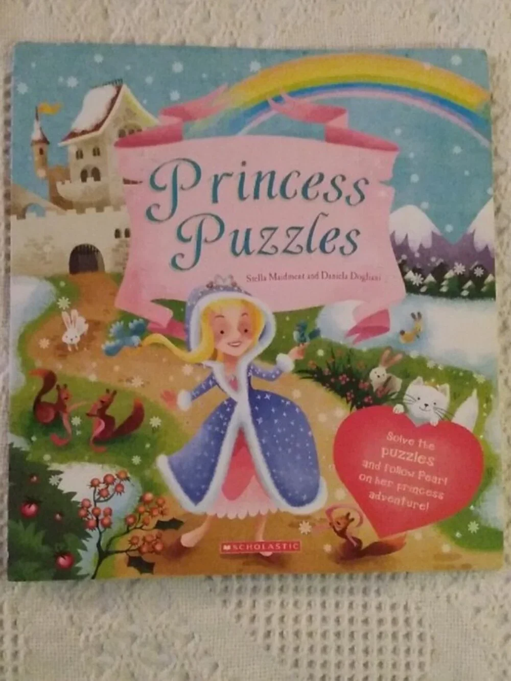 4/$20 Princess Puzzles Book Children's Activity Paperback Book 5+